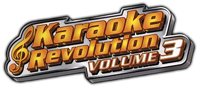 Karaoke Revolution 3 w/ Microphone title screen for Playstation 2